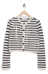 Derek Lam 10 Crosby Nebula Sequin Cardigan In White