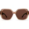 Derek Lam 10 Crosby Neptune Sunglasses In Peach Crystal