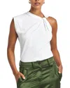 Derek Lam 10 Crosby Nia Twist Tee In White
