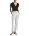 Derek Lam 10 Crosby Nika Drapey Ankle Pants In White