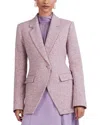 Derek Lam 10 Crosby Noah Single Breasted Tweed Blazer