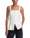 Derek Lam 10 Crosby Nova Vest In Blanc De Blanc