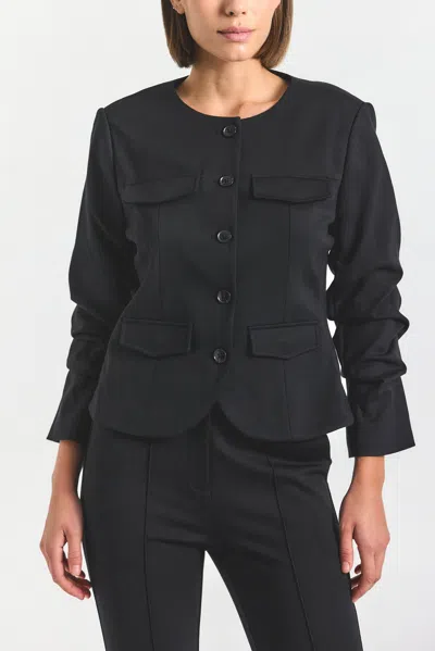 Derek Lam 10 Crosby Novessa Jacket In Black