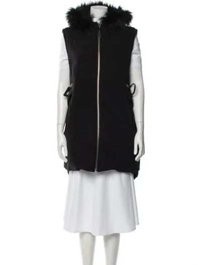 Pre-owned Derek Lam 10 Crosby Nylon Down Jacket In Black