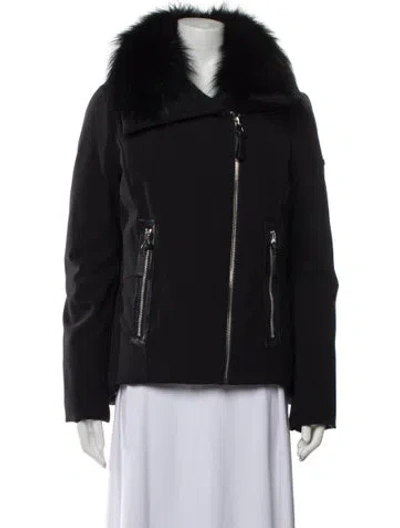Pre-owned Derek Lam 10 Crosby Nylon Down Jacket In Black