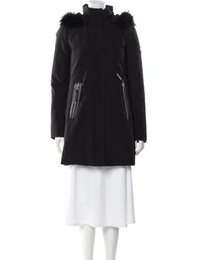Pre-owned Derek Lam 10 Crosby Nylon Down Jacket In Black