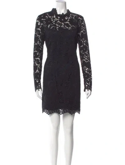 Pre-owned Derek Lam 10 Crosby Nylon Mini Dress In Black