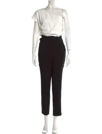 Pre-owned Derek Lam 10 Crosby One-shoulder Jumpsuit In Multi