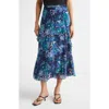 Derek Lam 10 Crosby Orla Floral Print Chiffon Maxi Skirt In Multi