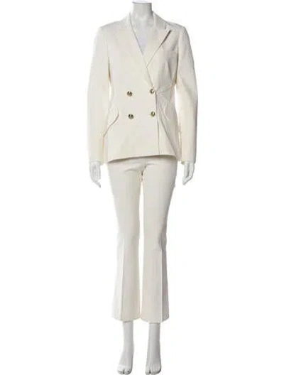 Pre-owned Derek Lam 10 Crosby Pantsuit In White