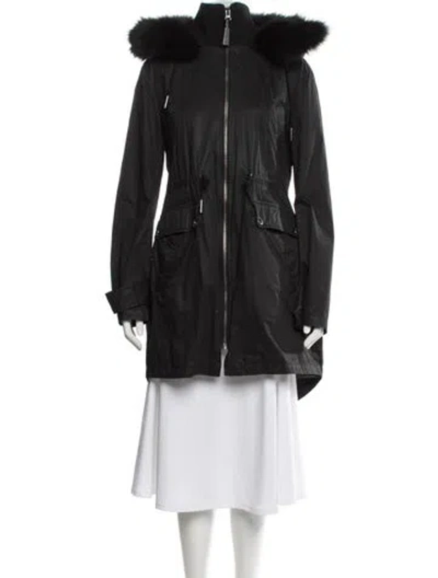 Pre-owned Derek Lam 10 Crosby Parka In Black