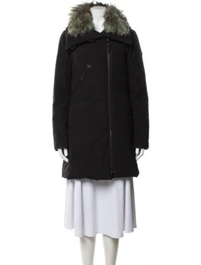Pre-owned Derek Lam 10 Crosby Parka In Black