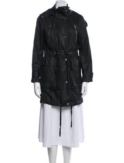 Pre-owned Derek Lam 10 Crosby Parka In Gray