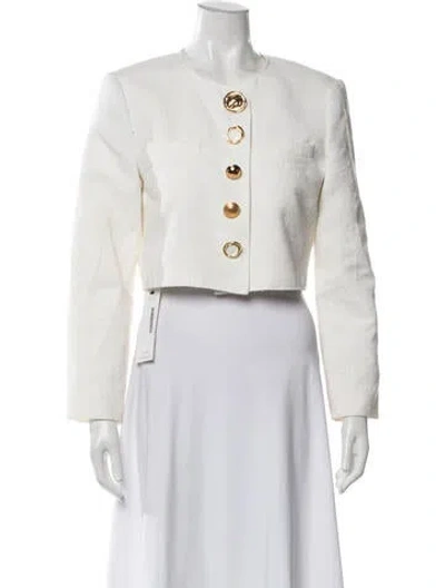 Pre-owned Derek Lam 10 Crosby Patterned Jacket In Neutrals