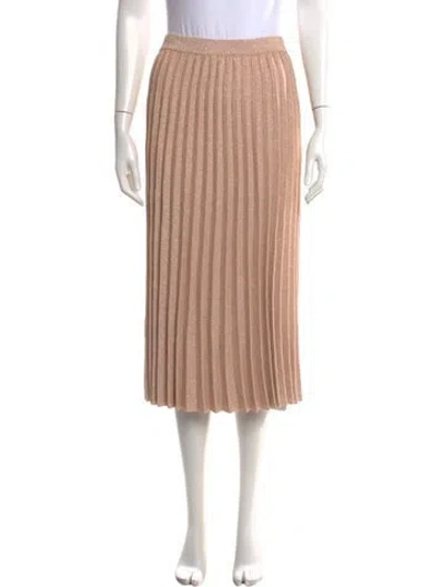 Pre-owned Derek Lam 10 Crosby Patterned Midi Length Skirt In Pink