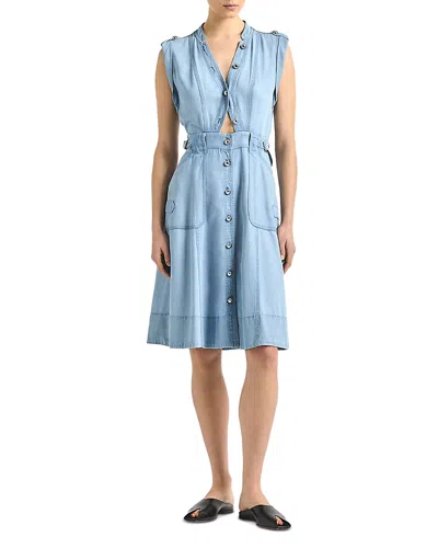 Derek Lam 10 Crosby Penelope Denim Dress In Blue