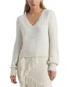 Derek Lam 10 Crosby Penina Superfine Wool Cashmere Sweater In Neutral