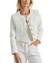 Derek Lam 10 Crosby Penny Cropped Stretch Jean Jacket