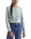 Derek Lam 10 Crosby Penny Sequined Jacket In Blue