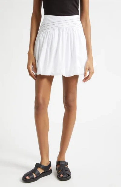 Derek Lam 10 Crosby Persis Bubble Miniskirt In White