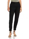 Derek Lam 10 Crosby Cropped Faux Leather Track Pants In Black