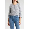 Derek Lam 10 Crosby Piera Ruched Sleeve Jacket In Gray