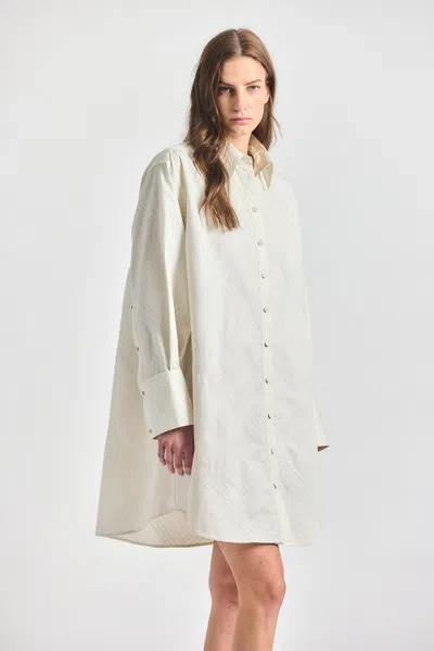 Derek Lam 10 Crosby Piper Shirt Dress In White