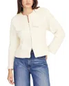 Derek Lam 10 Crosby Prewett Zip Front Wool-blend Jacket