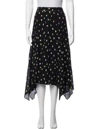 Pre-owned Derek Lam 10 Crosby Printed Midi Length Skirt In Multi