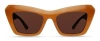 Derek Lam 10 Crosby Prisha Sunglasses In Peach Orange