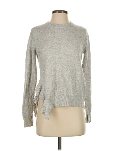 Pre-owned Derek Lam 10 Crosby Pullover Sweater In Gray