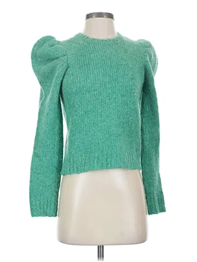 Pre-owned Derek Lam 10 Crosby Pullover Sweater In Green