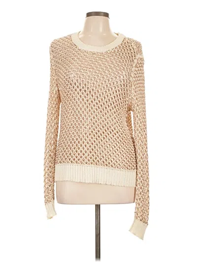 Pre-owned Derek Lam 10 Crosby Pullover Sweater In White