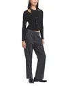 Derek Lam 10 Crosby Reagan Mini Stud Detail Pants In Gray