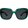 Derek Lam 10 Crosby River Sunglasses In Emerald