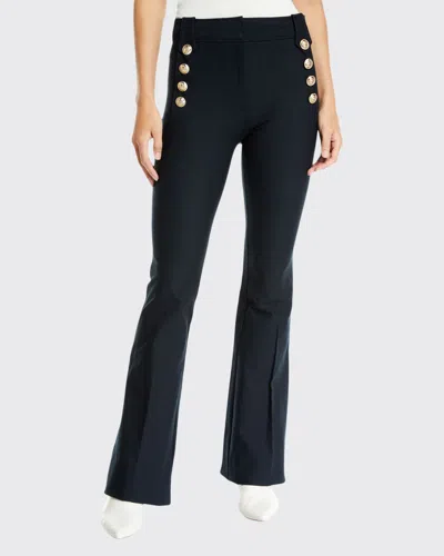 Derek Lam 10 Crosby Robertson Cropped Flare In Black