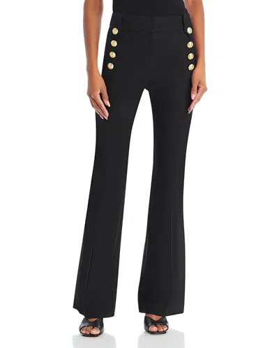 Derek Lam 10 Crosby Robertson Flare Hem Pants In Black