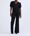 DEREK LAM 10 CROSBY ROBERTSON FLARE TROUSERS IN BLACK