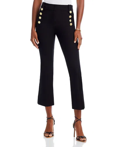 DEREK LAM 10 CROSBY ROBERTSON HIGH WAISTED CROP FLARE PANTS,TC00101ACR
