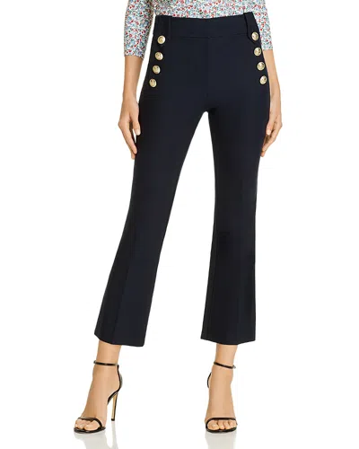 DEREK LAM 10 CROSBY ROBERTSON HIGH WAISTED CROP FLARE PANTS,TC00101ACR