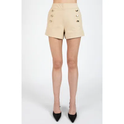 Derek Lam 10 Crosby Robertson Sailor Shorts In Light Khaki