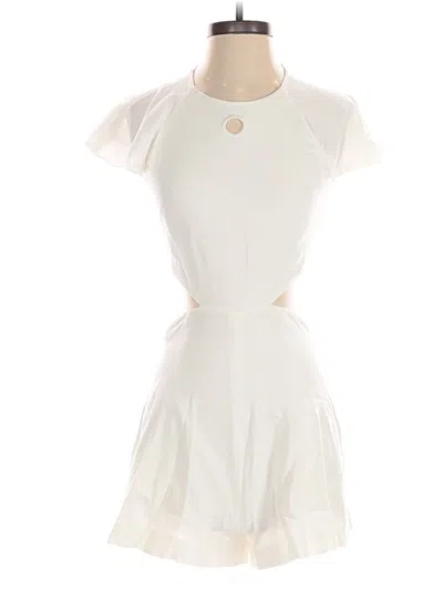 Pre-owned Derek Lam 10 Crosby Romper In Ivory