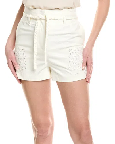 Derek Lam 10 Crosby Rue High-waist Short In White
