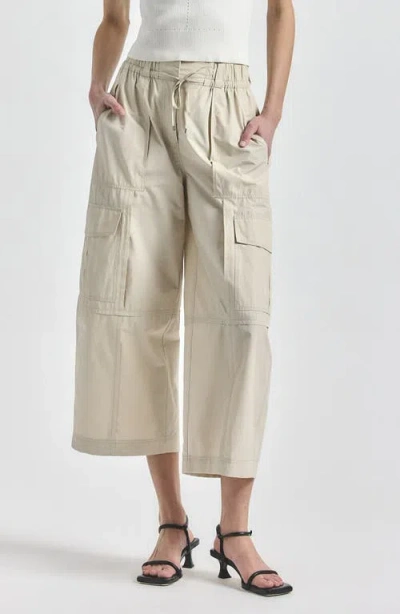 Derek Lam 10 Crosby Ruth Cropped Wide Leg Cargo Pant In Multi