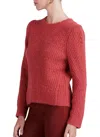 DEREK LAM 10 CROSBY RYAN PUFF SLEEVE SWEATER IN RHUBARB