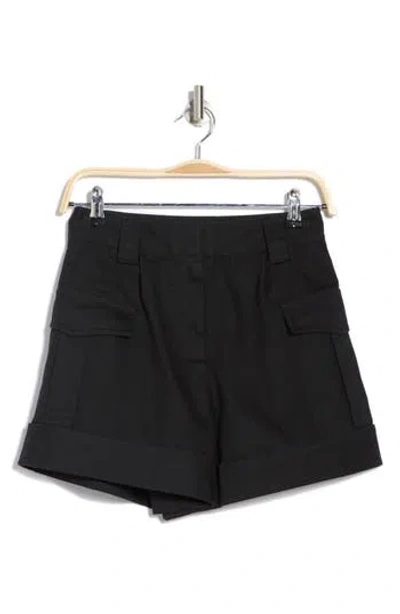 Derek Lam 10 Crosby Ryder Cuffed Cargo Shorts In Black