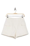 Derek Lam 10 Crosby Ryder Cuffed Cargo Shorts In Washed White