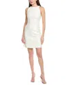 Derek Lam 10 Crosby Serenity Sequined Crewneck Mini Dress In White