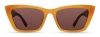 Derek Lam 10 Crosby Shay Sunglasses In Peach Orange