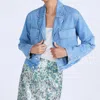 Derek Lam 10 Crosby Sierra Cropped Utility Jacket In Beekman In Multi